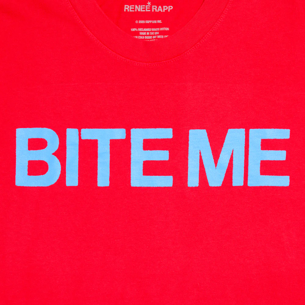 RED BITE ME T-SHIRT - Image 3