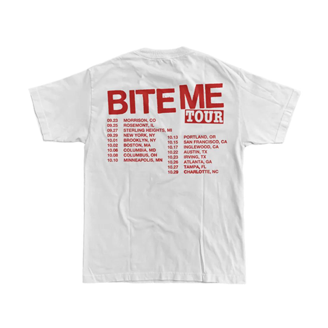 WHITE DATE BACK TOUR TEE - Image 3