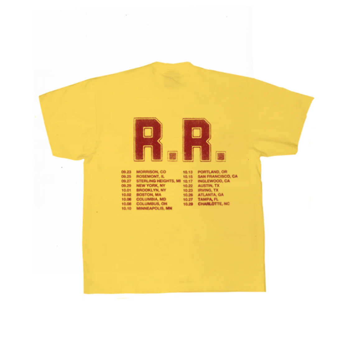 YELLOW TOUR TEE - Image 2